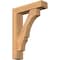 Ekena Millwork Balboa Block Smooth Bracket w/ Offset Brace, Western Red Cedar, 5 1/2"W x 22"D x 30"H BKT0604X22X30BOA05SWR - alternate 1